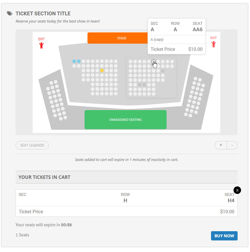 EventON - Seats